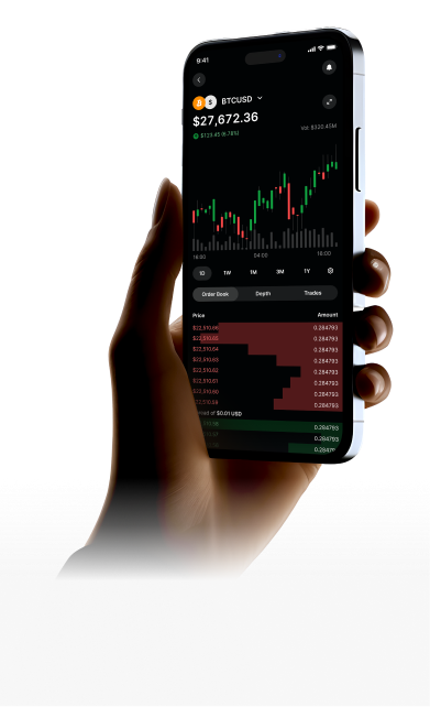 Crypto exchange trading app