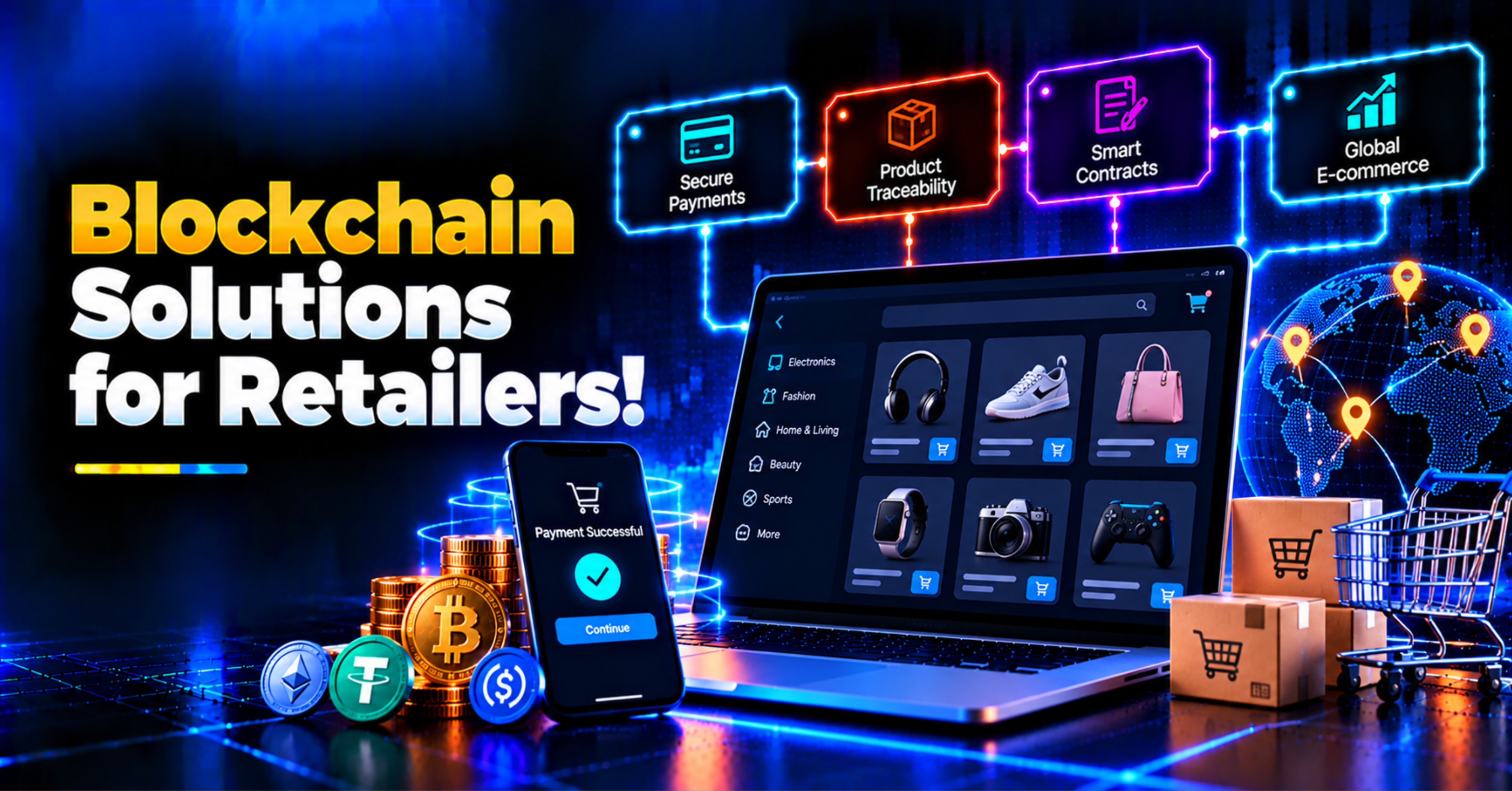 Role Of Blockchain Solution in Retail & eCommerce Industry